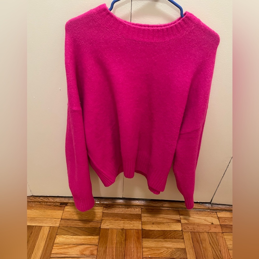 Zara fuchsia knit sweater, S (from UK)